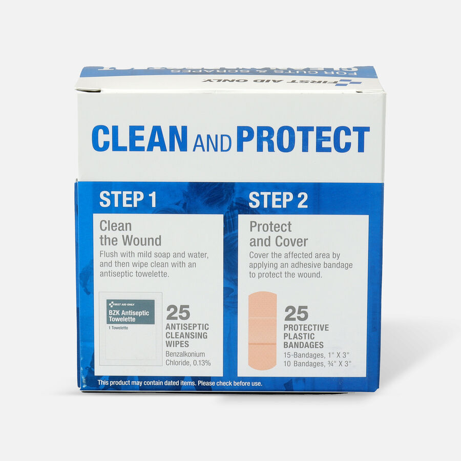 First Aid Only Clean and Protect Wound Care Kit, , large image number 1