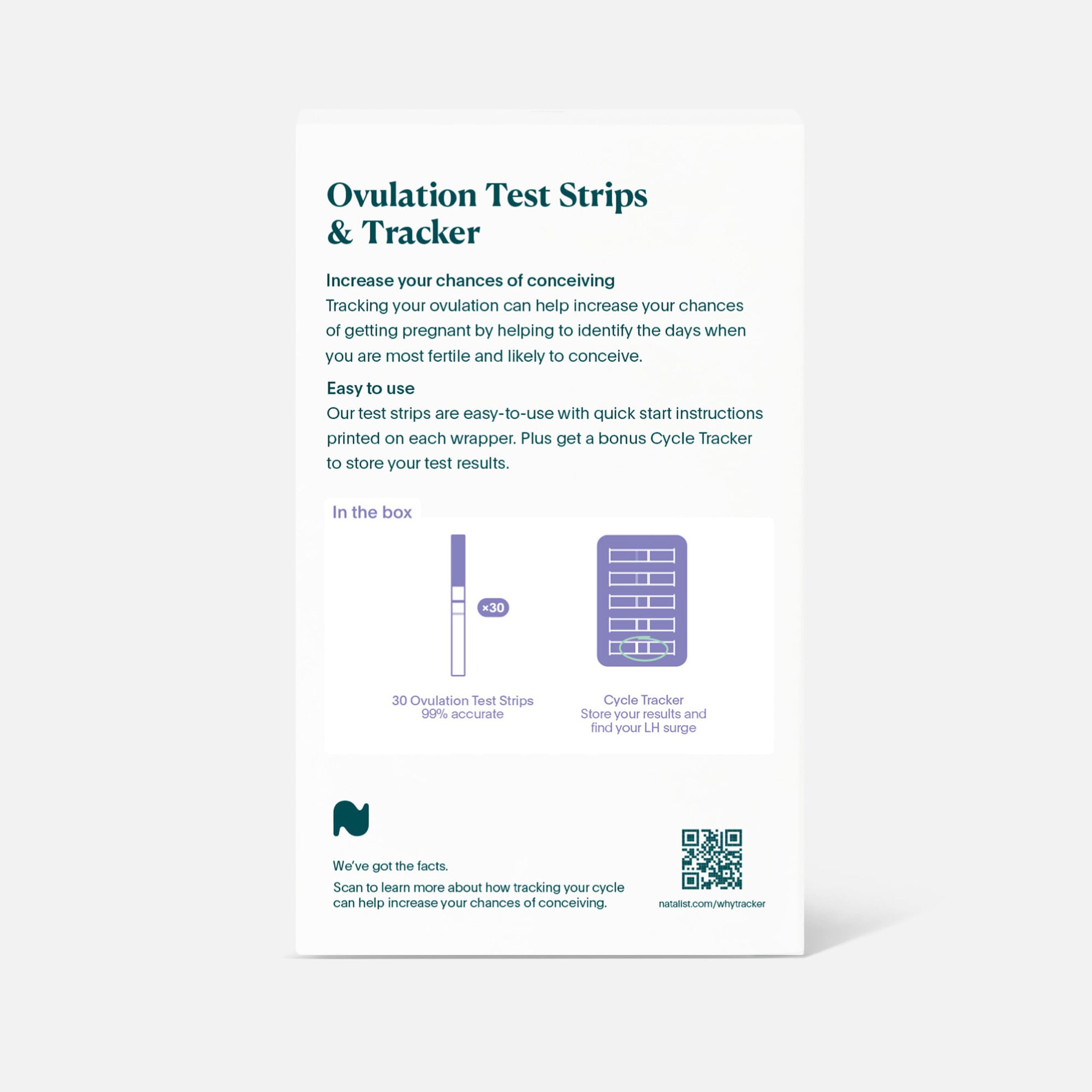 HSA Eligible Natalist Ovulation Test Strips, 30 ct. HSA Eligible