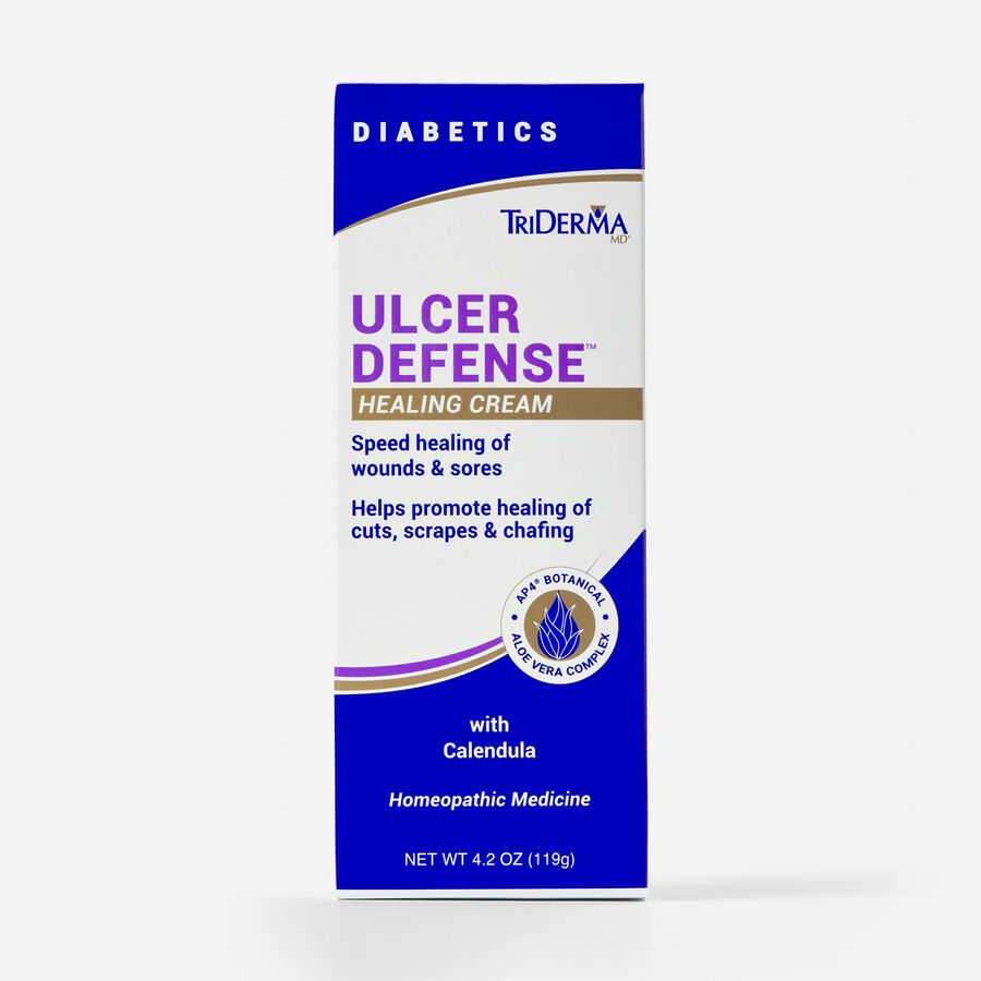 TriDerma Diabetics Ulcer Defense™ Healing Cream, 4.2 oz. Tube, , large image number 1