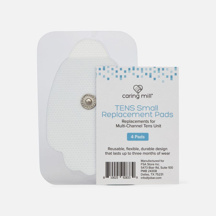 Caring Mill™ Replacement Pads for Multi-Channel TENS Units, 4 pack, , large image number 0