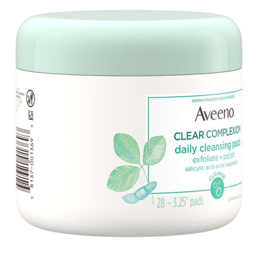 Aveeno Clear Complexion Daily Cleansing Pads - 28 ct., , large image number 2