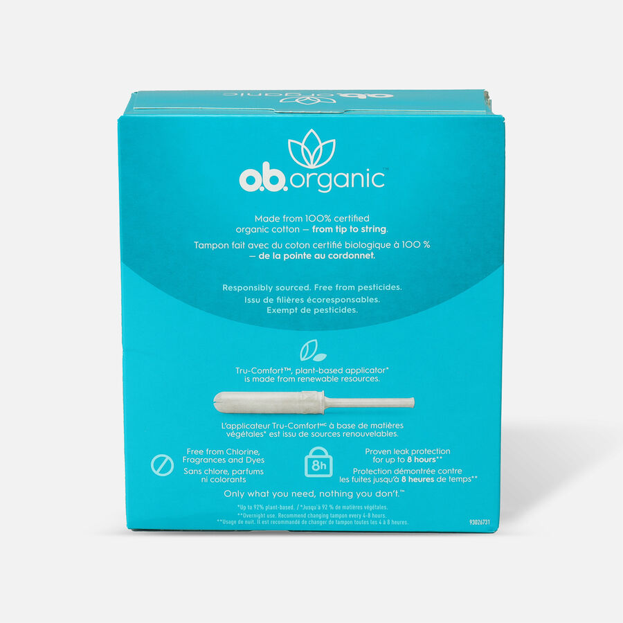 o.b. Organic Tampon with Applicator 18ct