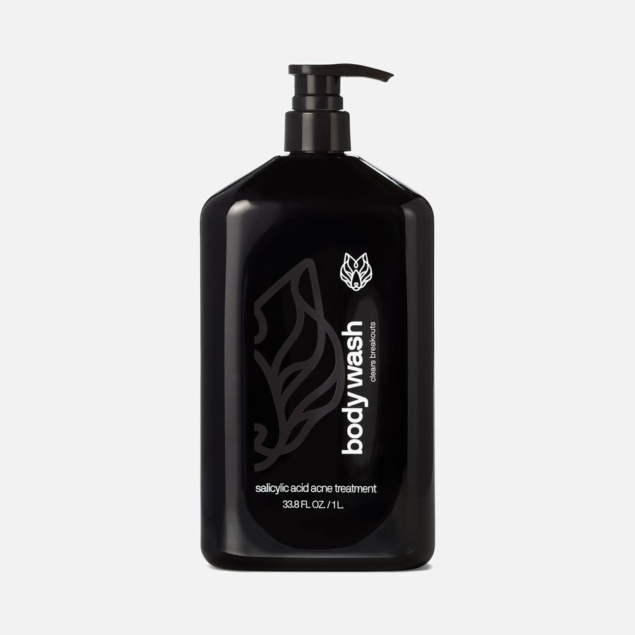 Black Wolf Acne Charcoal Body Wash, , large image number 1