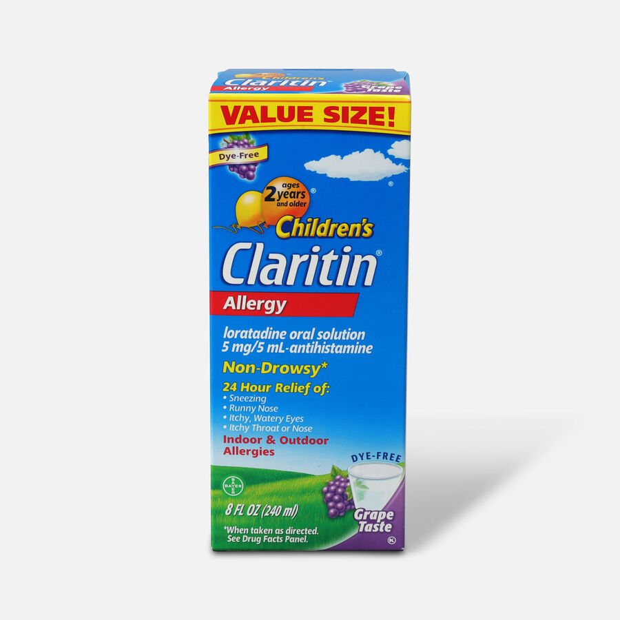 Claritin Children's Allergy Grape Syrup, 4 oz., , large image number 1