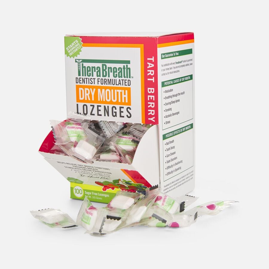 TheraBreath Dry Mouth Lozenges, Tart Berry, 100 ct., , large image number 2