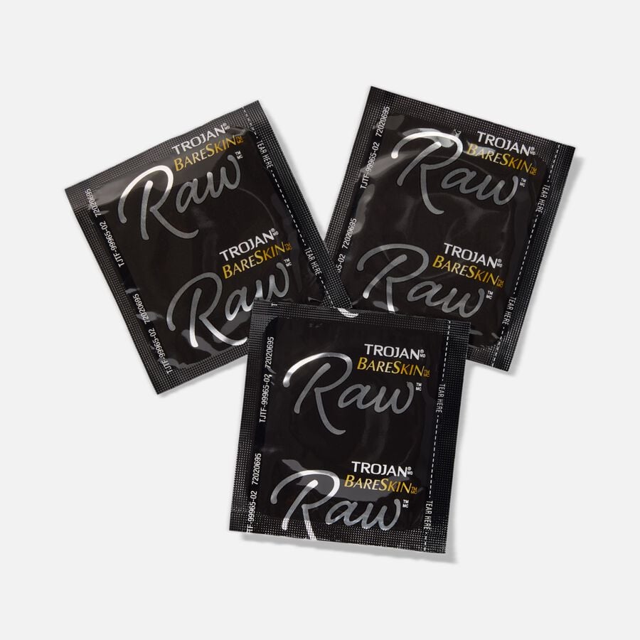 Trojan Latex Condom BareSkin Raw, 10 ct., , large image number 2