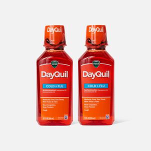 Vicks Dayquil Cold & Flu, 12 oz. (2-Pack)