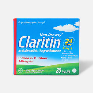 Claritin 24 Hour Non Drowsy Allergy Relief 10mg Tablets