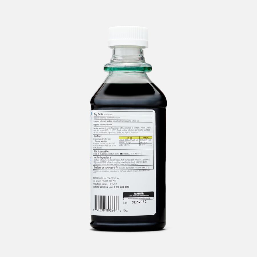 Caring Mill™ Night Time Cold & Flu Relief, Original Menthol Flavor, 12 fl oz., , large image number 2