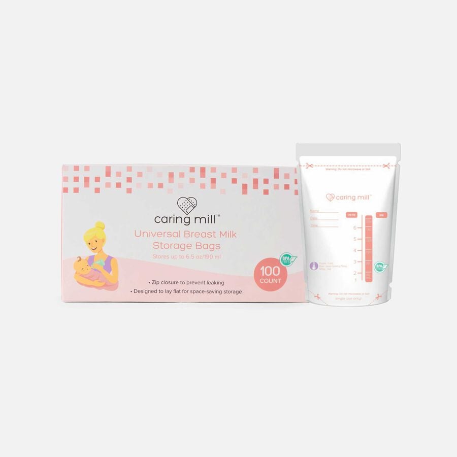 Caring Mill™ Breast Milk Universal Storage Bags 100 ct., , large image number 0