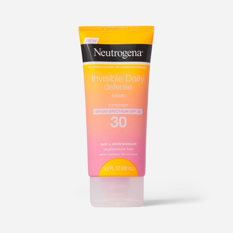 Neutrogena Invisible Daily Defense Sunscreen Lotion, 3 oz., , large image number 0