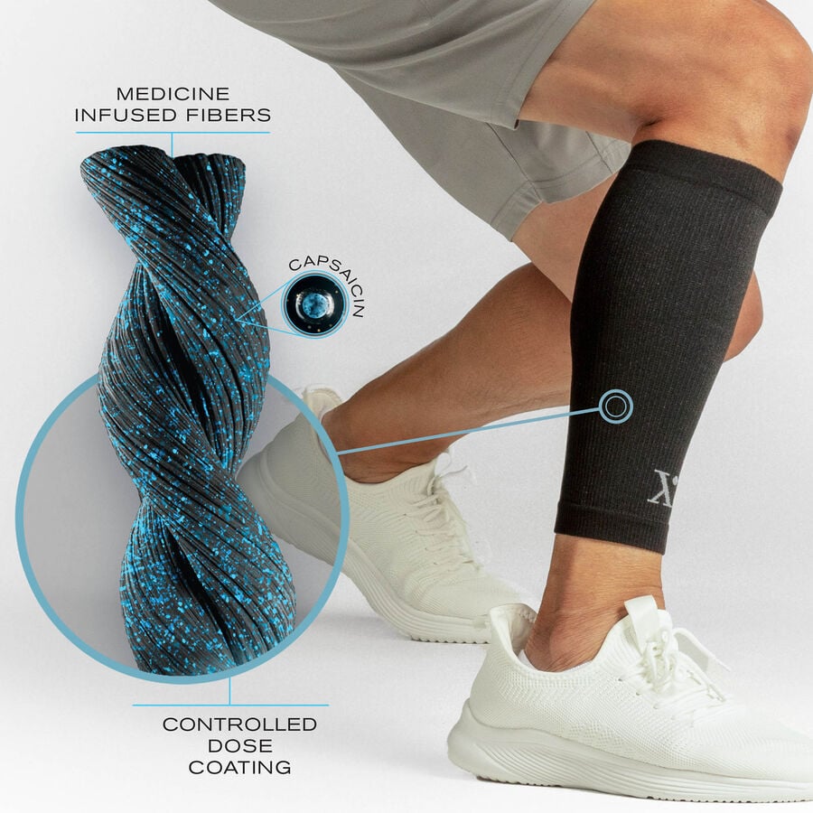 Nufabrx Medicine Infused Shin & Calf Sleeve, , large image number 2