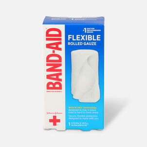 Band Aid First Aid Products Secure Gauze Roll and Wound Care Dressing 3 in x 25 yd
