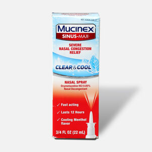 Mucinex Sinus-Max Nasal Spray Clear and Cool, .75 oz.