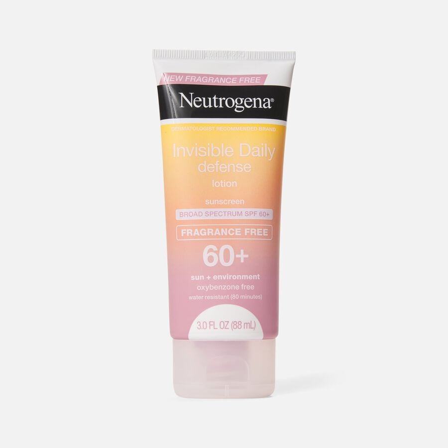 Neutrogena Invisible Defense Fragrance-Free Lotion SPF 60+, 3 oz., , large image number 0