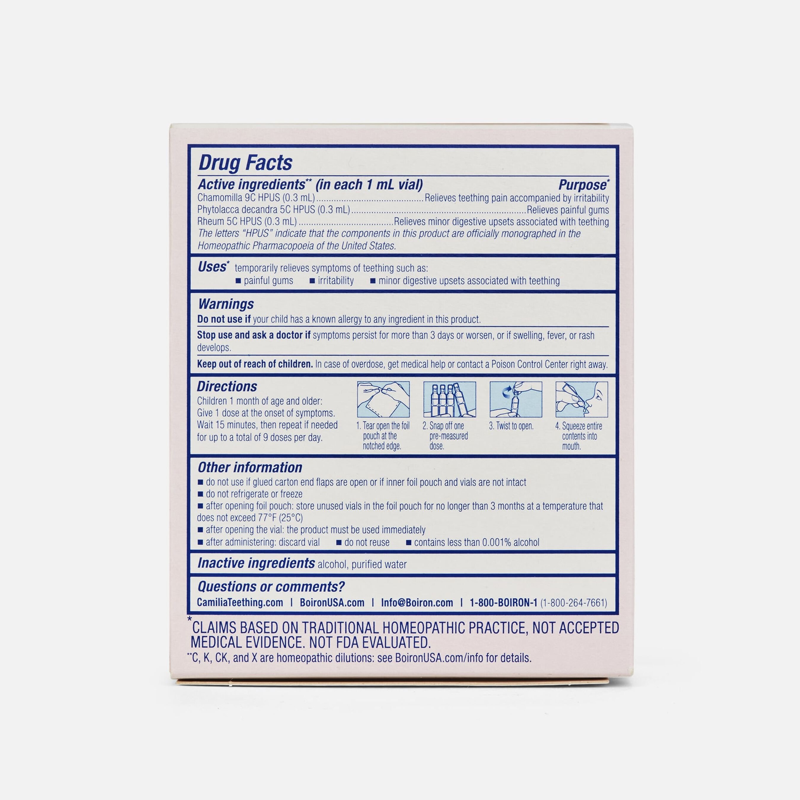 HSA Eligible Camilia Liquid Dose Teething Relief, 30 ct. HSA Eligible