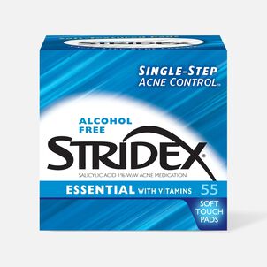 Stridex Medicated Pads Essential, 55 ct.