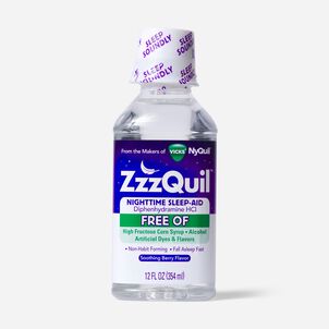 Vicks ZzzQuil Warming Syrup, Berry, 12 oz.