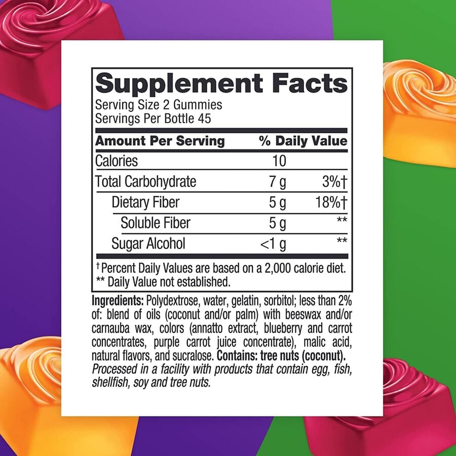 Vitafusion Fiber Well Gummies, Sugar-Free, 90 ct., , large image number 1