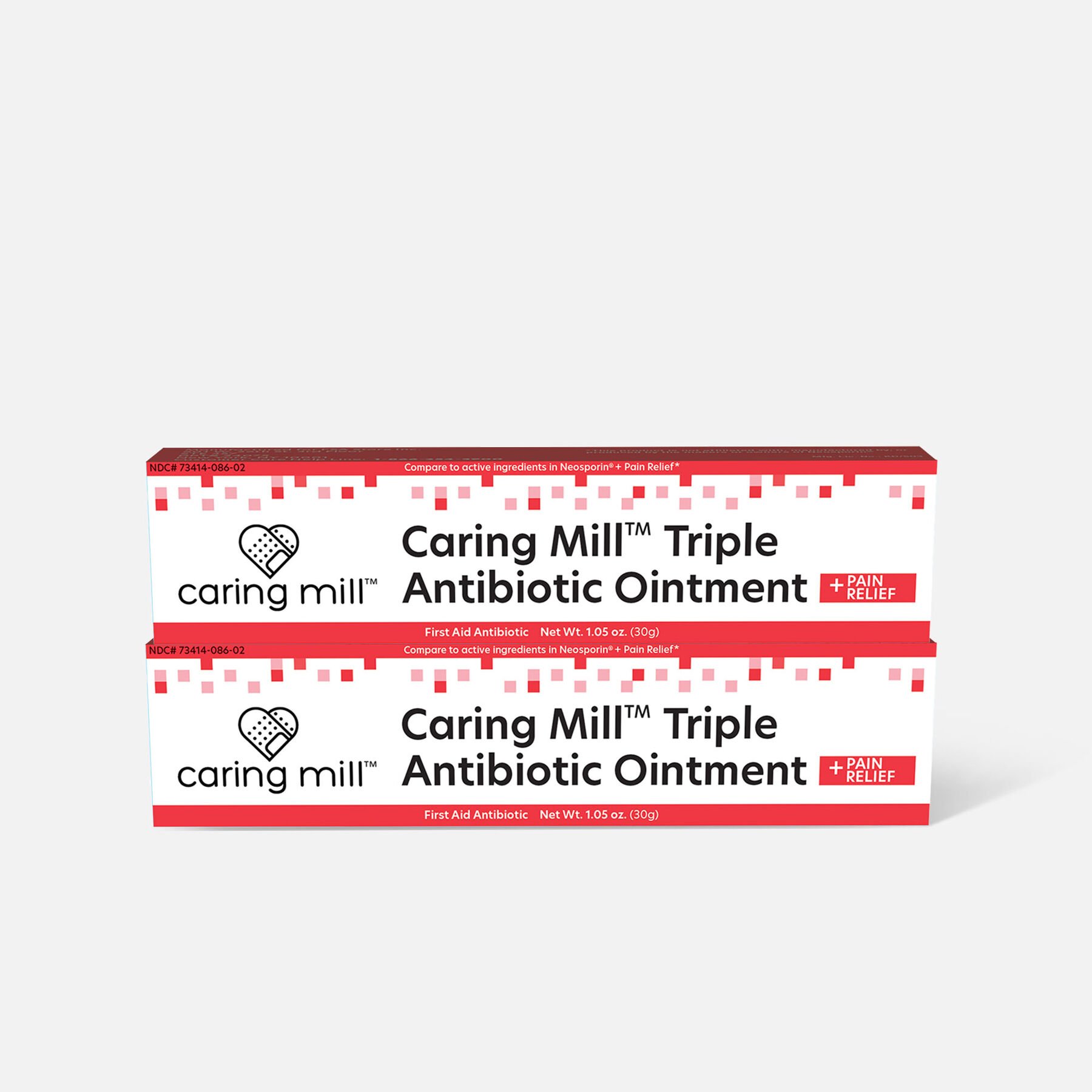 HSA Eligible Caring Mill ™ 3x Antibiotic Ointment Plus Pain Relief 1 oz