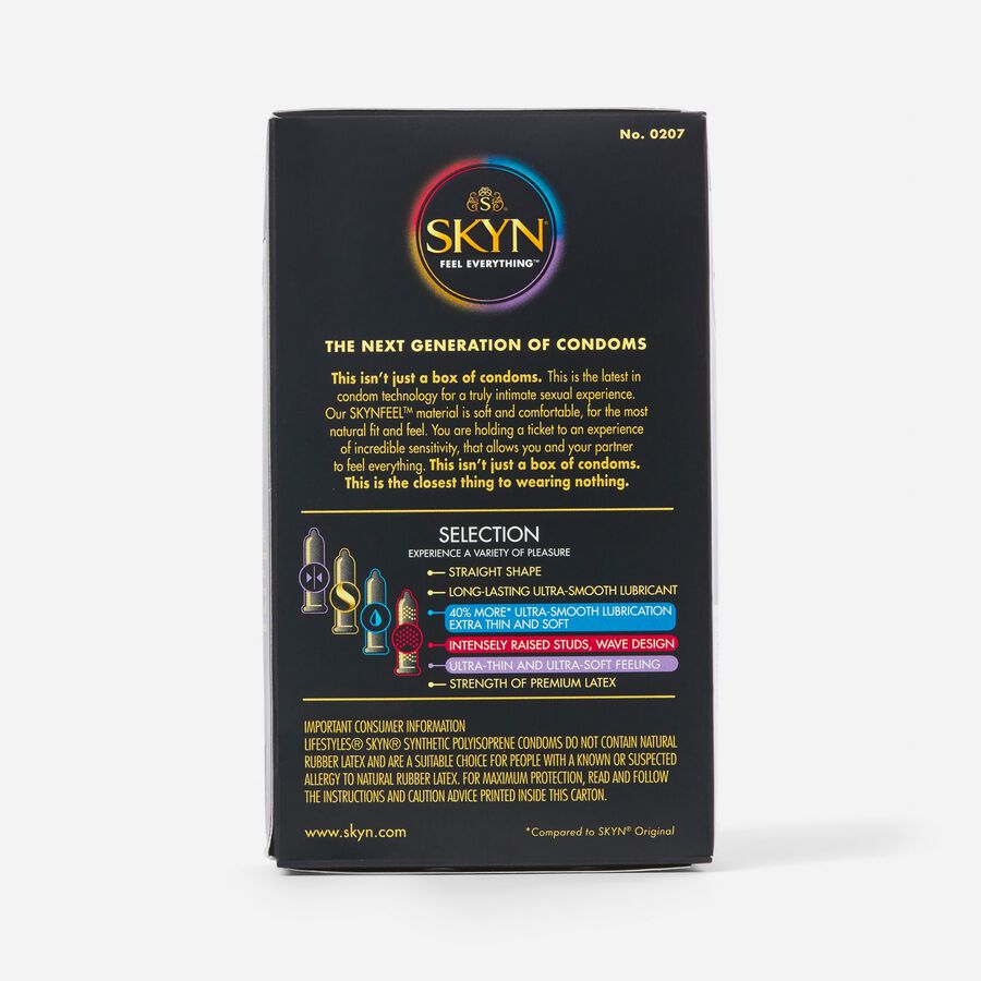 SKYN Selection Non-Latex Condom, 12 ct., , large image number 1