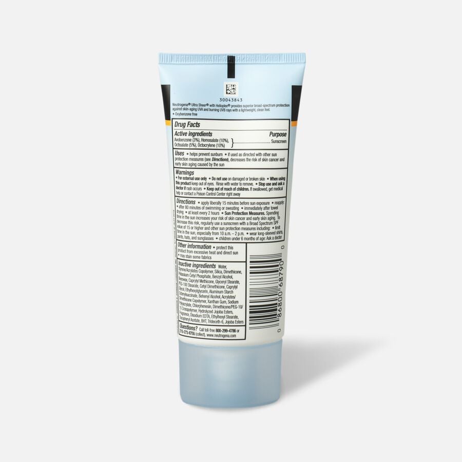 Neutrogena Ultra Sheer Dry-Touch Sunscreen SPF 55, 3 oz., , large image number 1