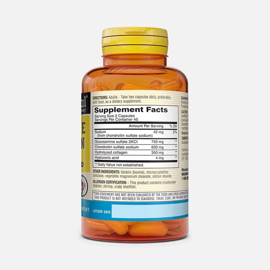 Mason Natural Glucosamine Chondroitin Capsules, 90 ct., , large image number 1