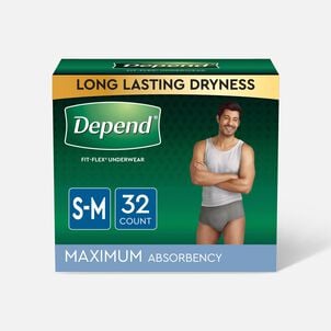  Small Maximum Absorbency Depends Fit Flex Underwear,19 count :  Health & Household