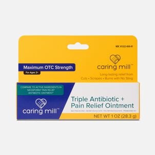 Caring Mill&trade; Triple Antibiotic Ointment Plus Pain Relief, 1 oz.