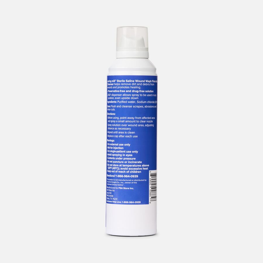 Caring Mill&trade; Saline Wound Wash Spray, 7.4 oz., , large image number 1