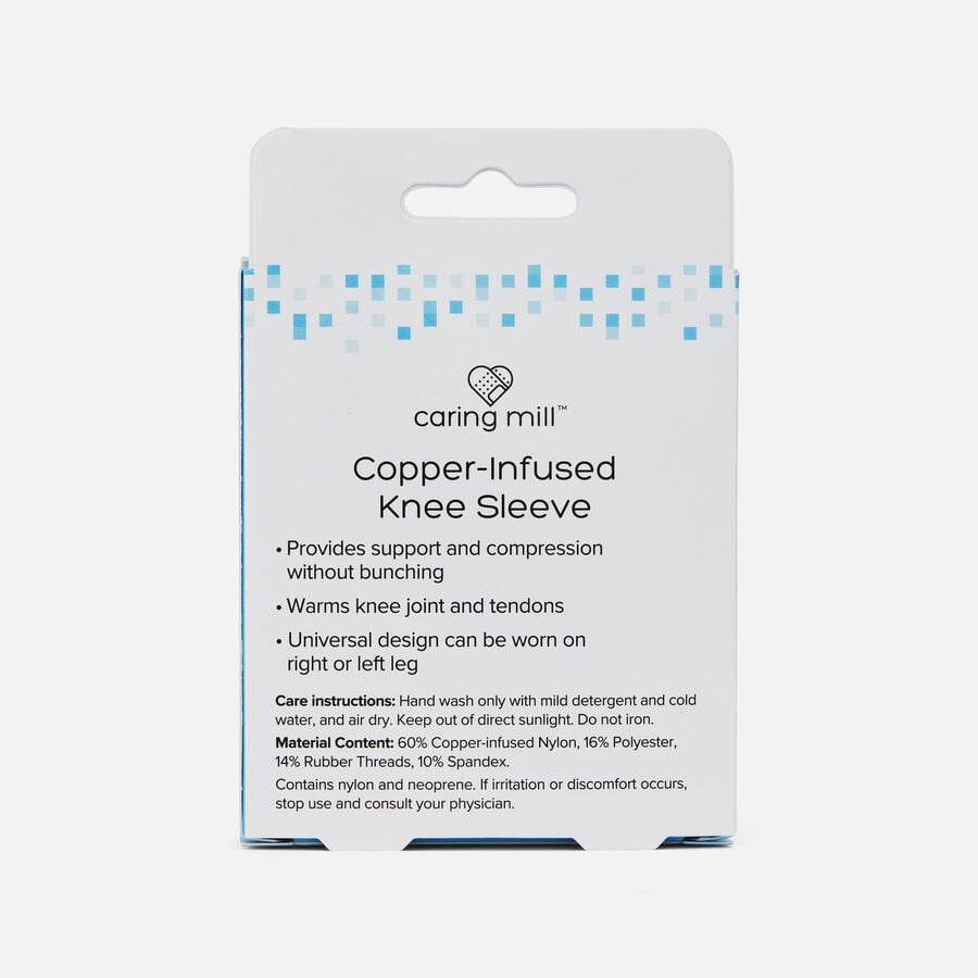 Caring Mill&trade; Copper-Infused Knee Compression Sleeve, L/XL, , large image number 2