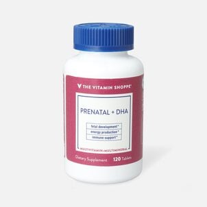 Vitamin Shoppe Prenatal + DHA Multivitamin Tablets For A Healthy Pregnancy, 120 ct.