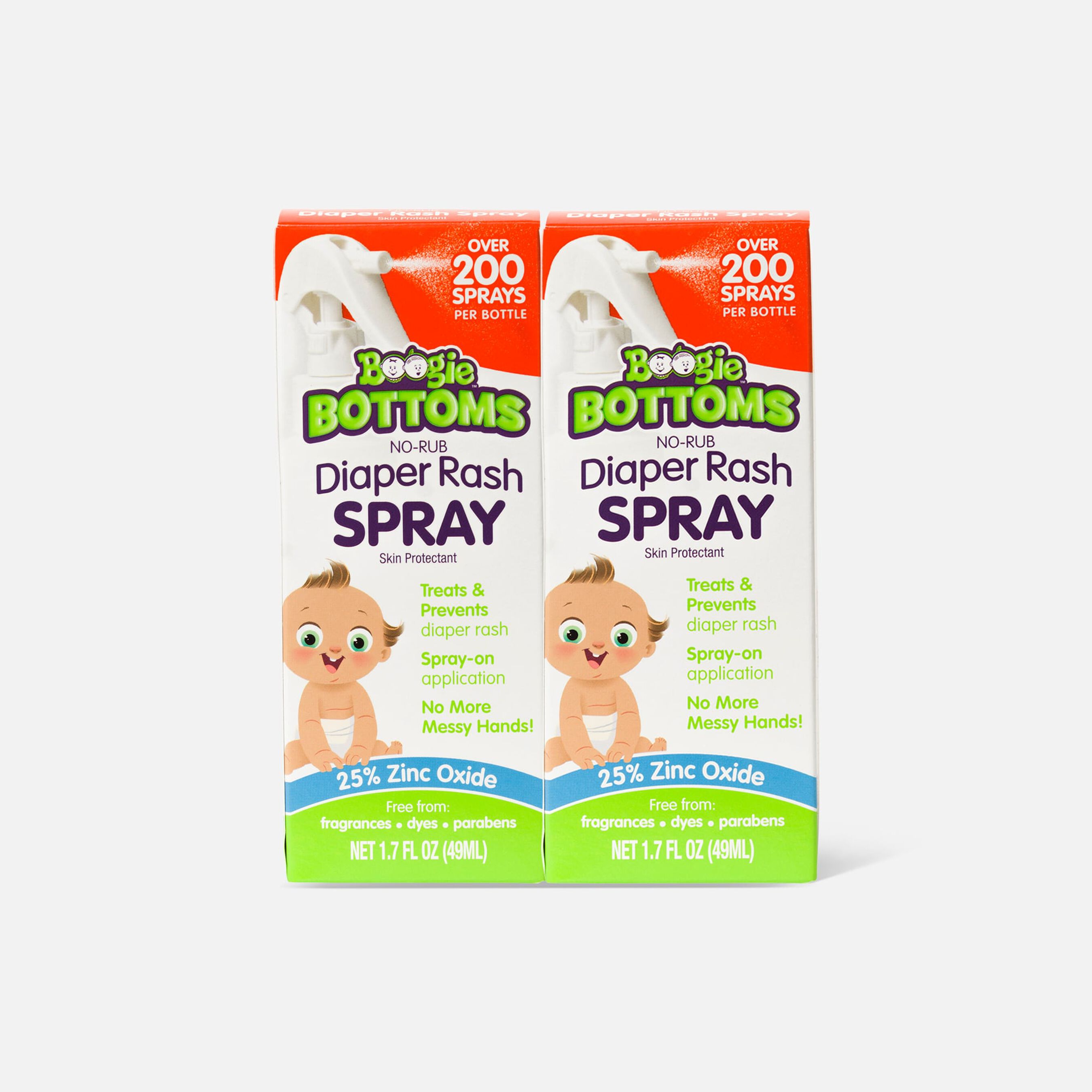 HSA Eligible Boogie Bottoms NoRub Diaper Rash Pump Spray, 1.7 oz. (2