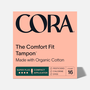Cora Organic Cotton Applicator Tampons, , large image number 3