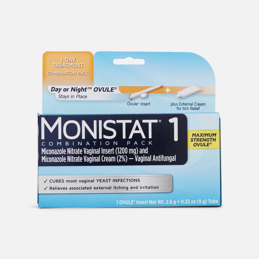 Monistat 1-Day Yeast Infection Treatment, , large image number 0