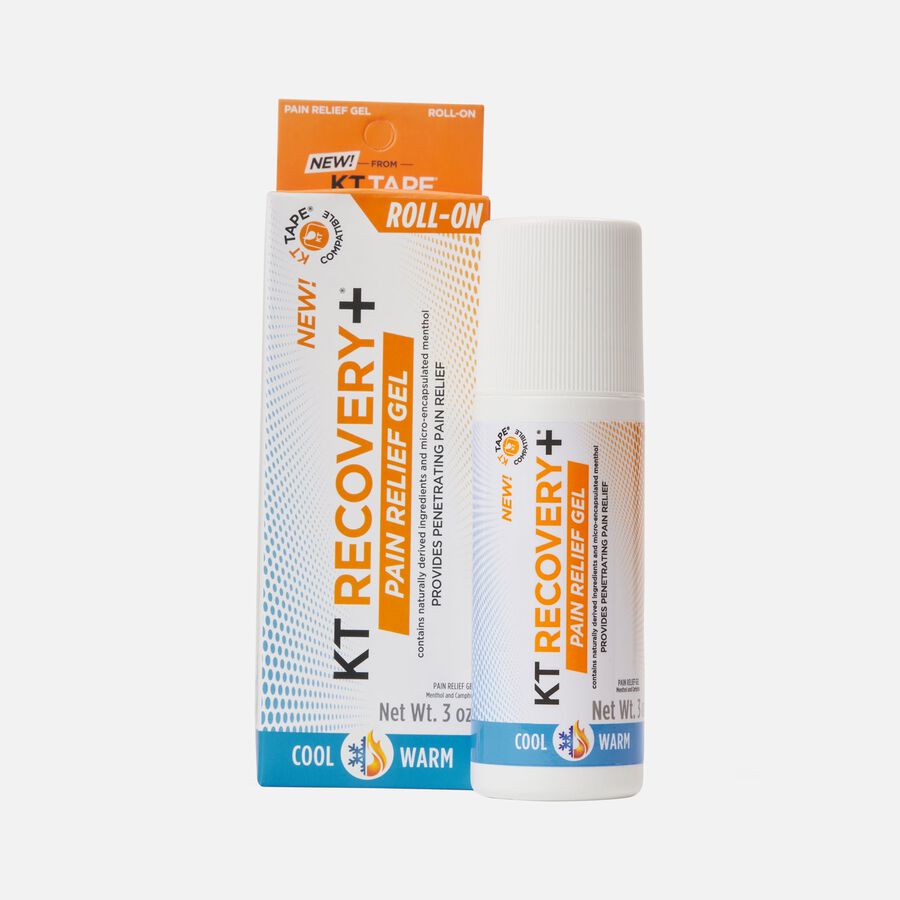 KT Recovery+ Pain Relief Gel, RollOn, 1.7oz.