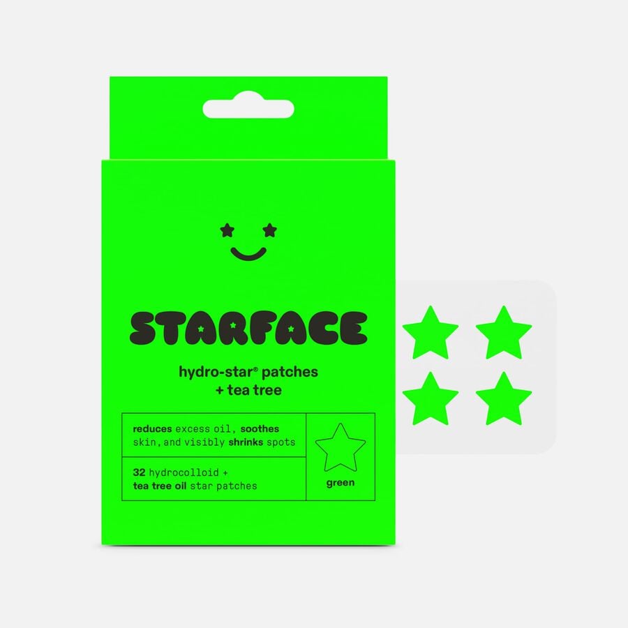 Starface Hydro-Star Green Pimple Patches + Tea Tree, 32 ct., , large image number 0