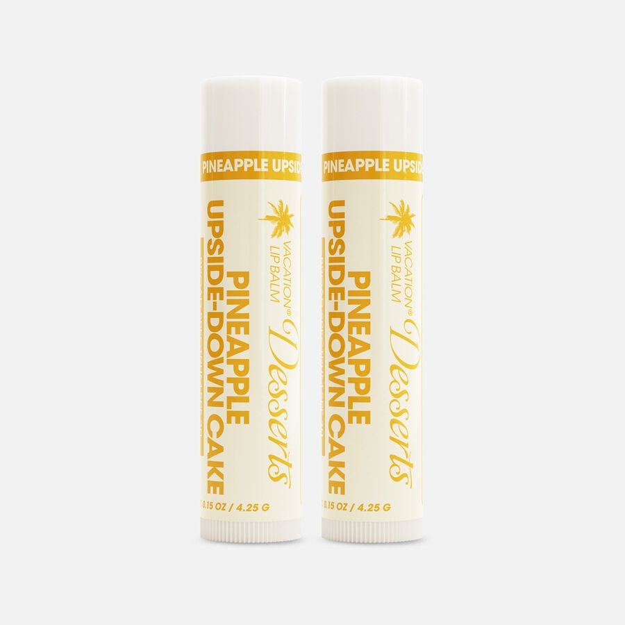 Vacation Pineapple Upside-Down Cake Lip Balm Sunscreen, SPF 30, 0.15 oz. (2-Pack), , large image number 0