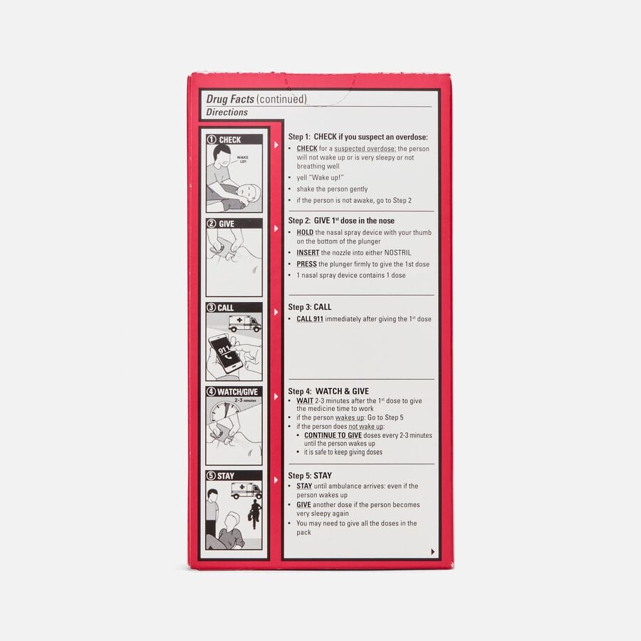 Narcan Naloxone HCI Nasal Spray, 4mg (2-Pack), , large image number 1