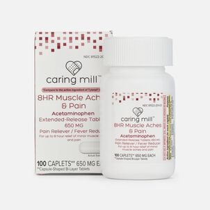 Caring Mill&trade; 8 HR Muscle Aches & Pain Tablets, 100 ct.