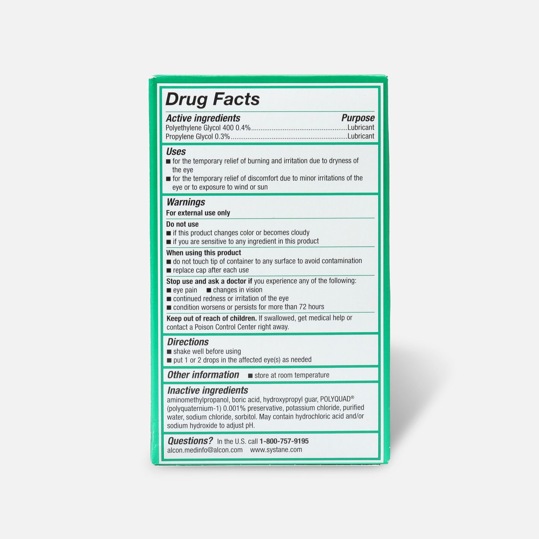 HSA Eligible Systane Ultra Lubricating Eye Drops, 10 mL, Twin Pack