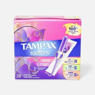 HSA Eligible  Tampax Pearl Tampons with BPA-Free Plastic