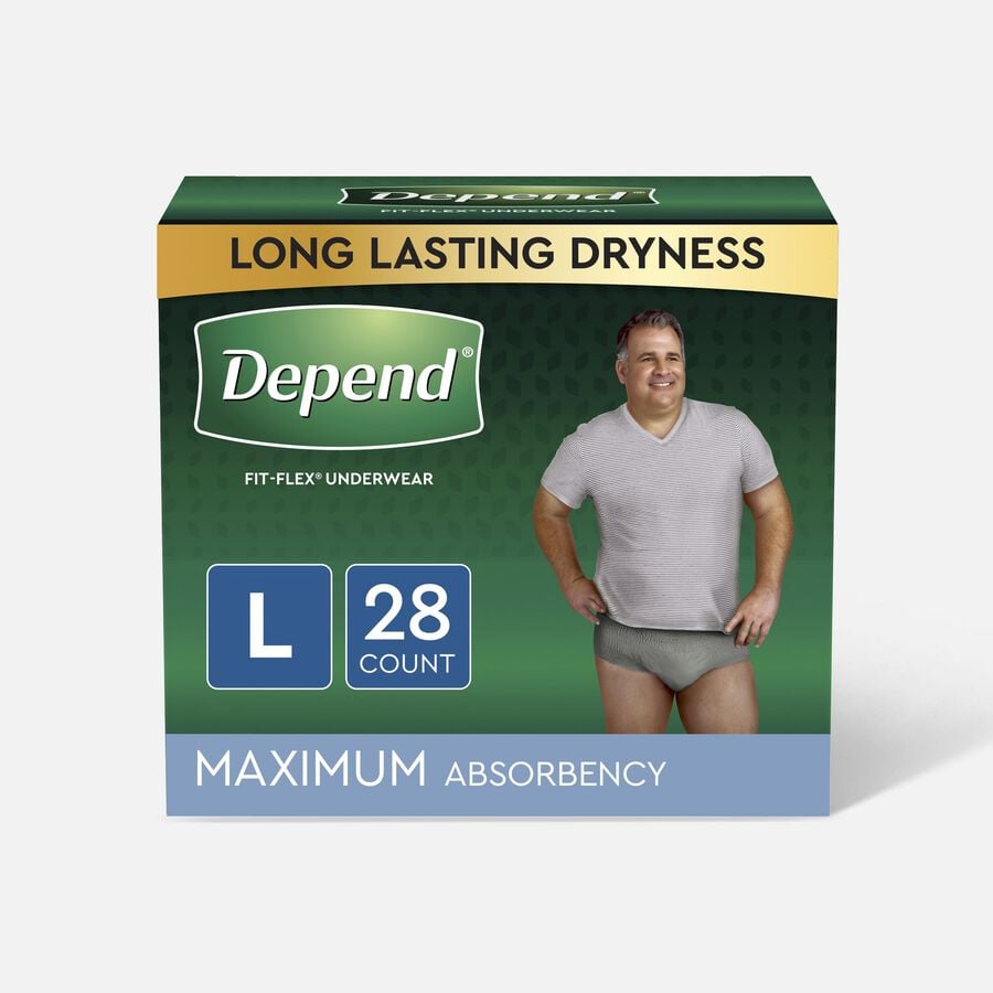 Depend Fit-Flex Max for Men, Large, 35"-43", 28 ct., , large image number 0