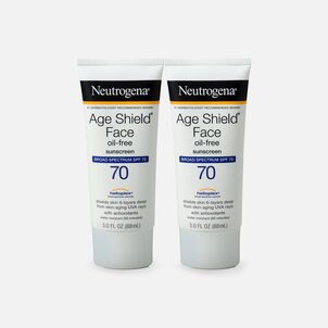Neutrogena Age Shield Face Sunscreen with SPF 70, 3 oz. (2-Pack)
