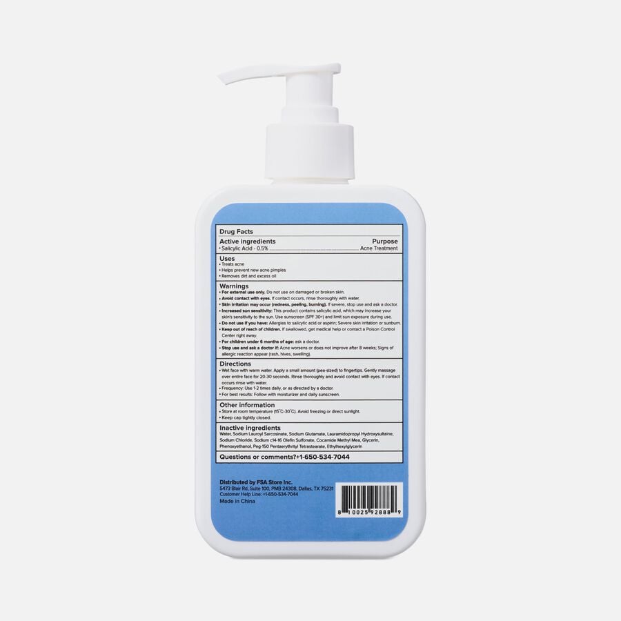 Caring Mill&trade; Acne Clearing Cleanser with Salicylic Acid, 8 fl oz., , large image number 1