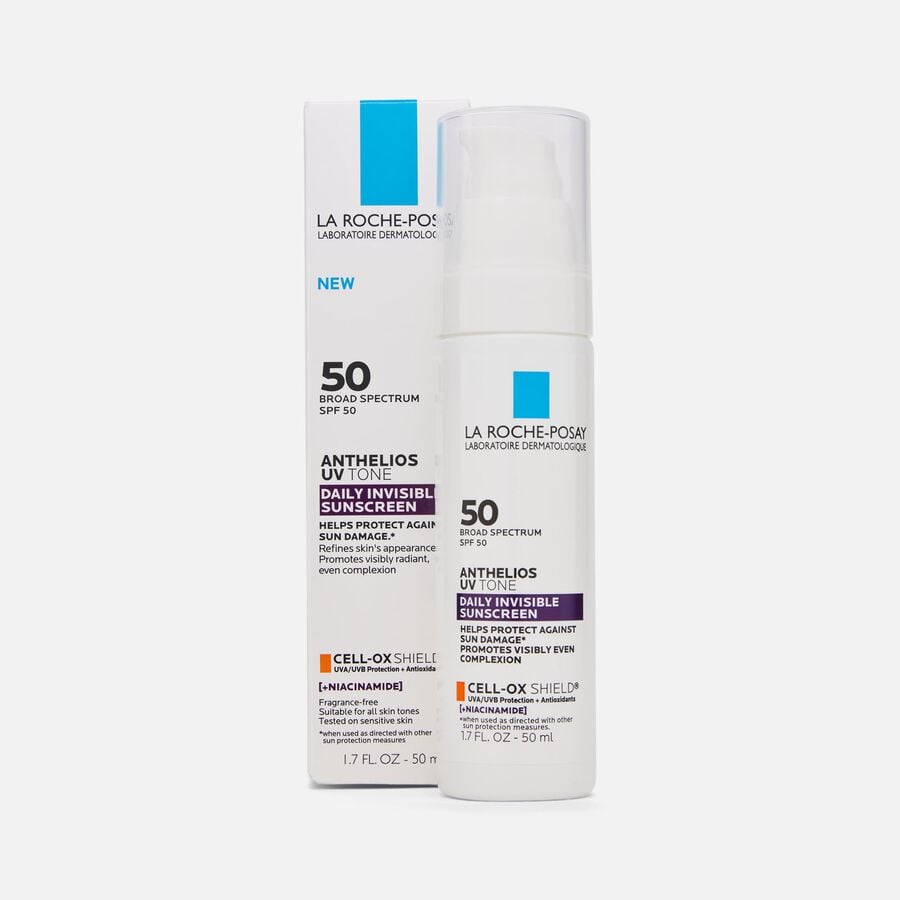 La Roche-Posay Anthelios UV Tone Daily Invisible Sunscreen, SPF 50, 1.7 fl oz., , large image number 0