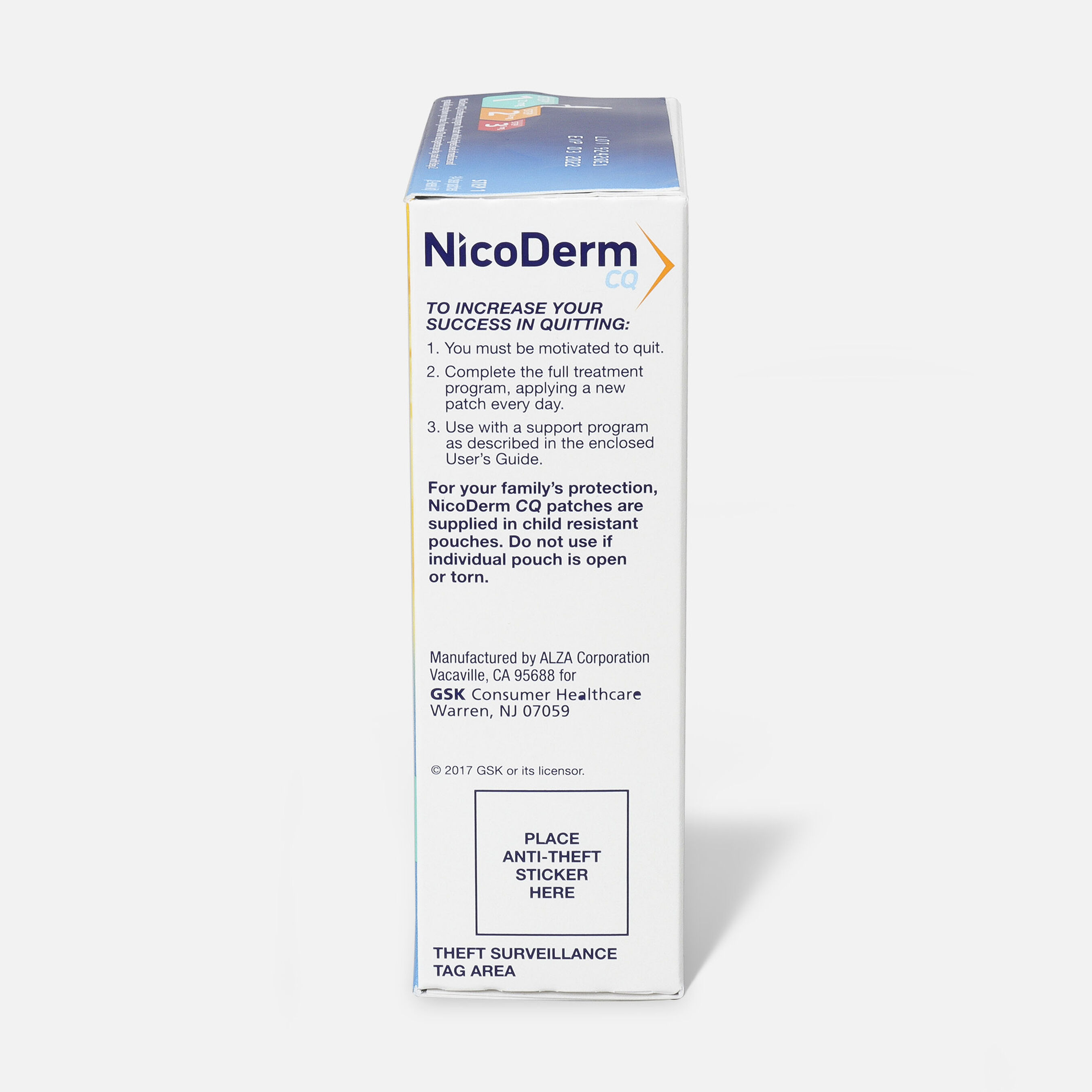 NicoDerm CQ Step 1 Nicotine Patches, Two Week Supply, 14 ct