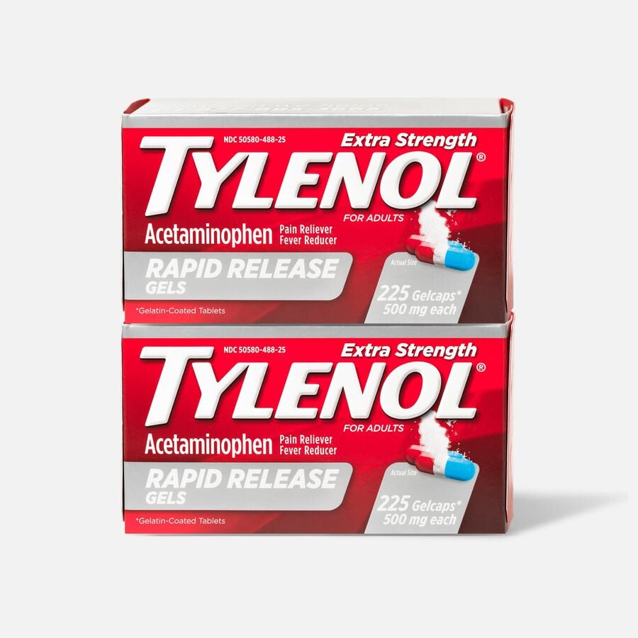 Tylenol Extra Strength Rapid Release Gels, 225 ct. (2-Pack), , large image number 0
