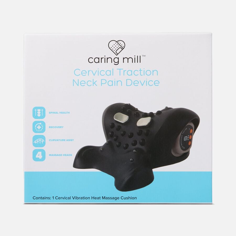 Caring Mill&trade; Cervical Traction and Neck Pain Release Stretcher with Heat and Massage, , large image number 1