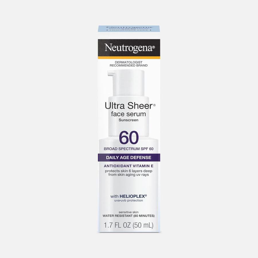 Neutrogena Ultra Sheer Face Serum SPF 60, 1.7 oz., , large image number 0
